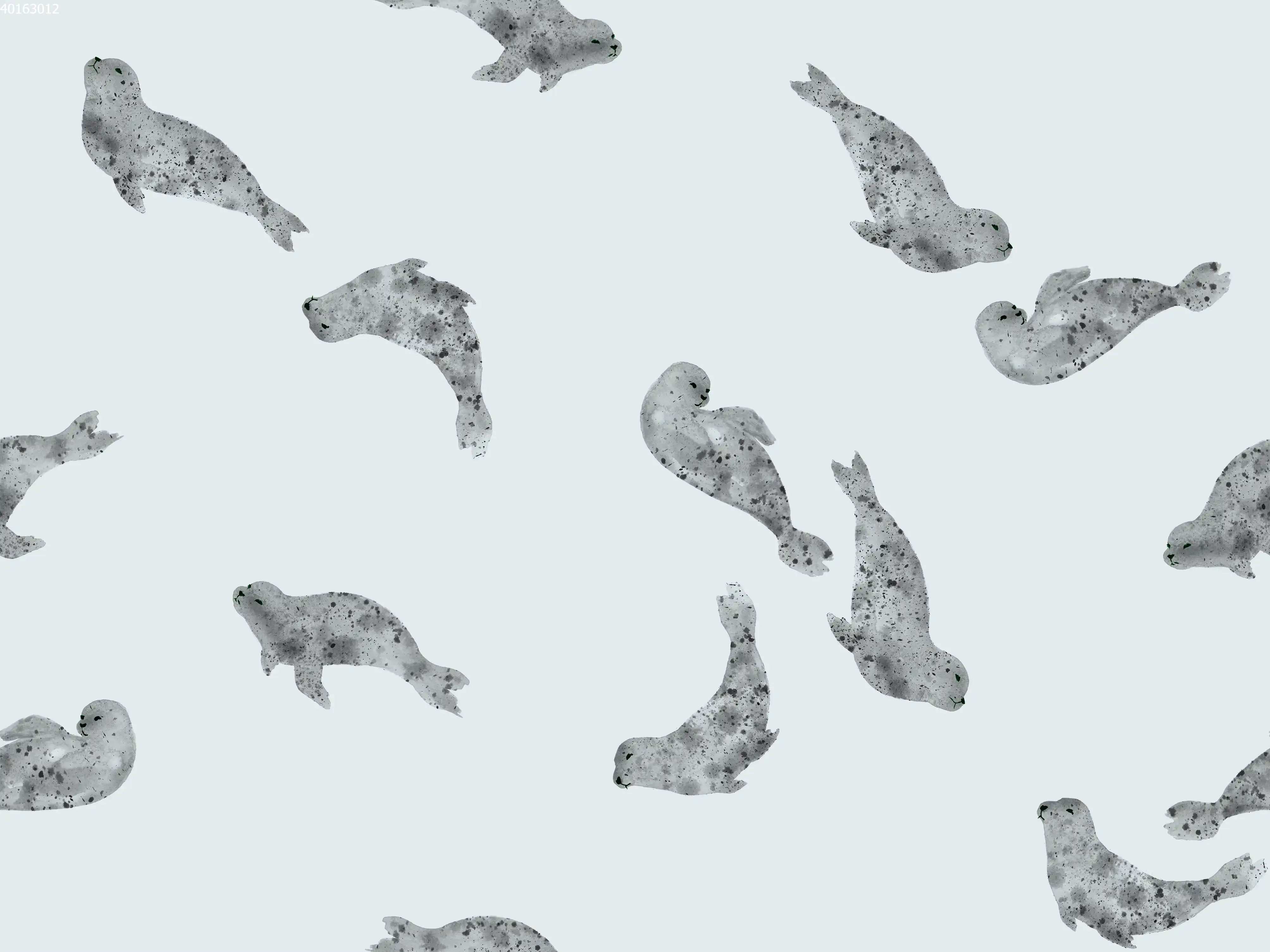 Spotted Seal Blue - Family Fabrics B.V.