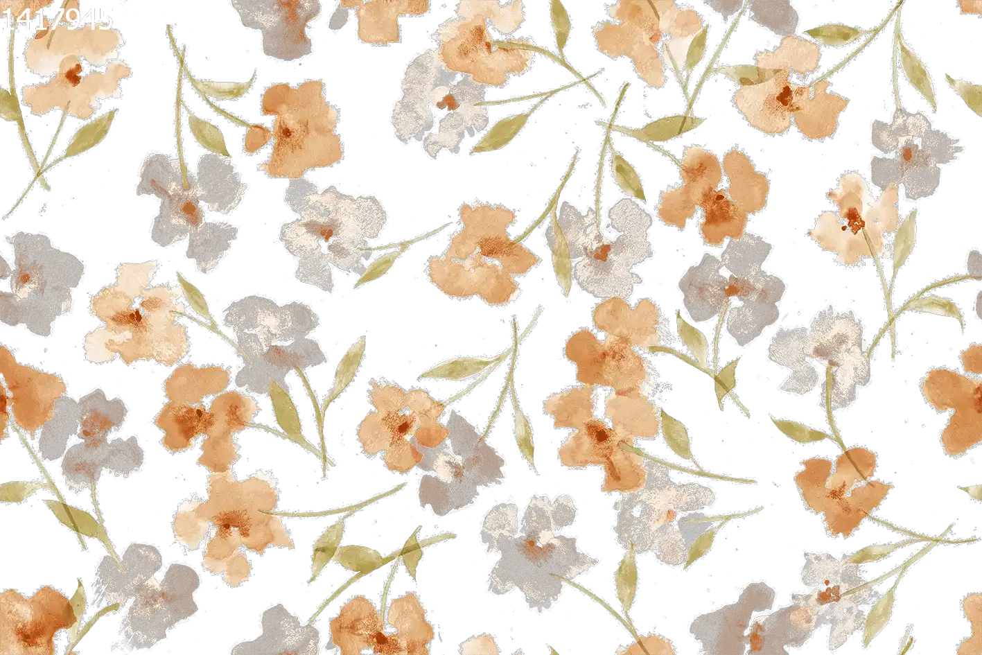 Spring Flower Peach - Family Fabrics B.V.