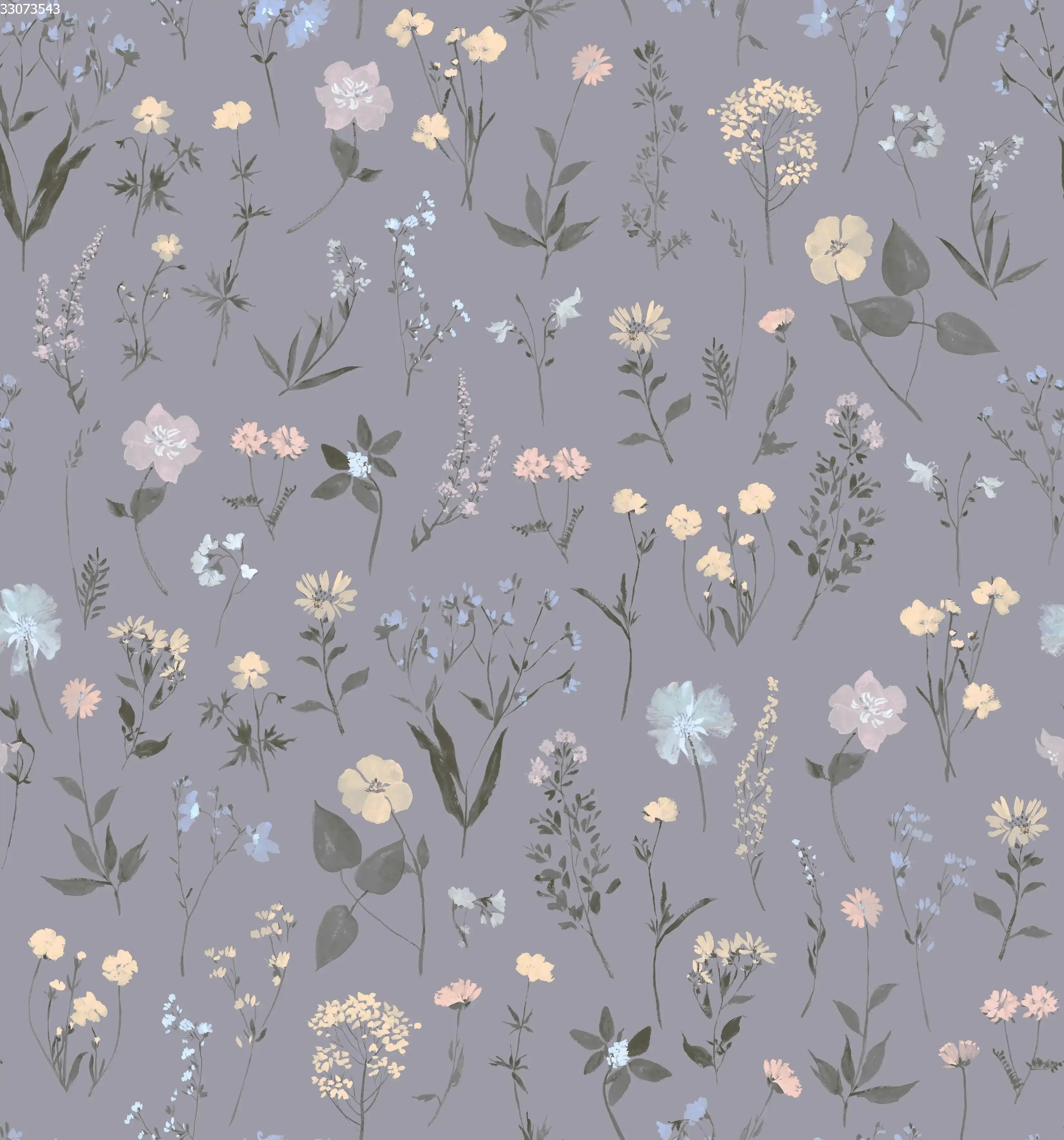 Wild Flowers Blue - Family Fabrics B.V.