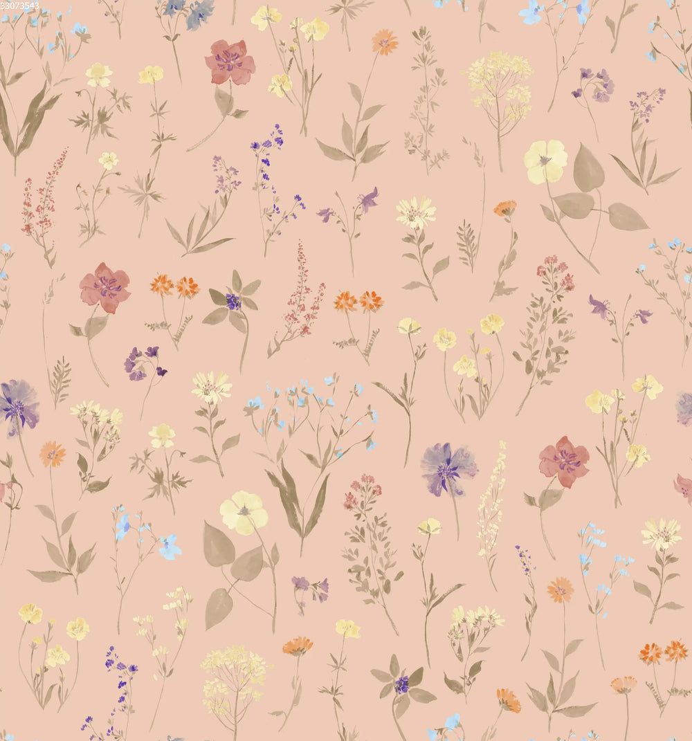 Wild Flowers Peach