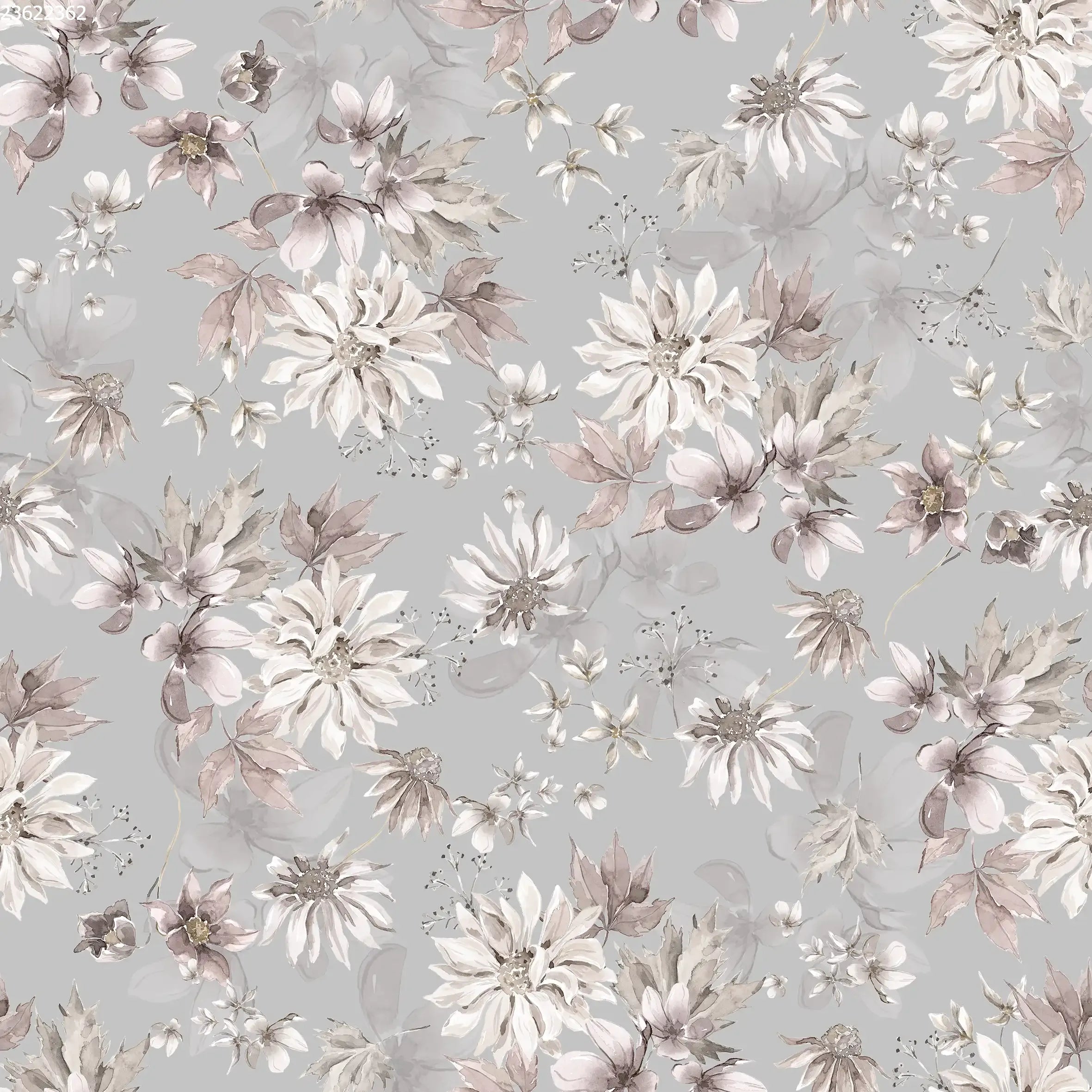 Winter Botanical Winter Green - Family Fabrics B.V.