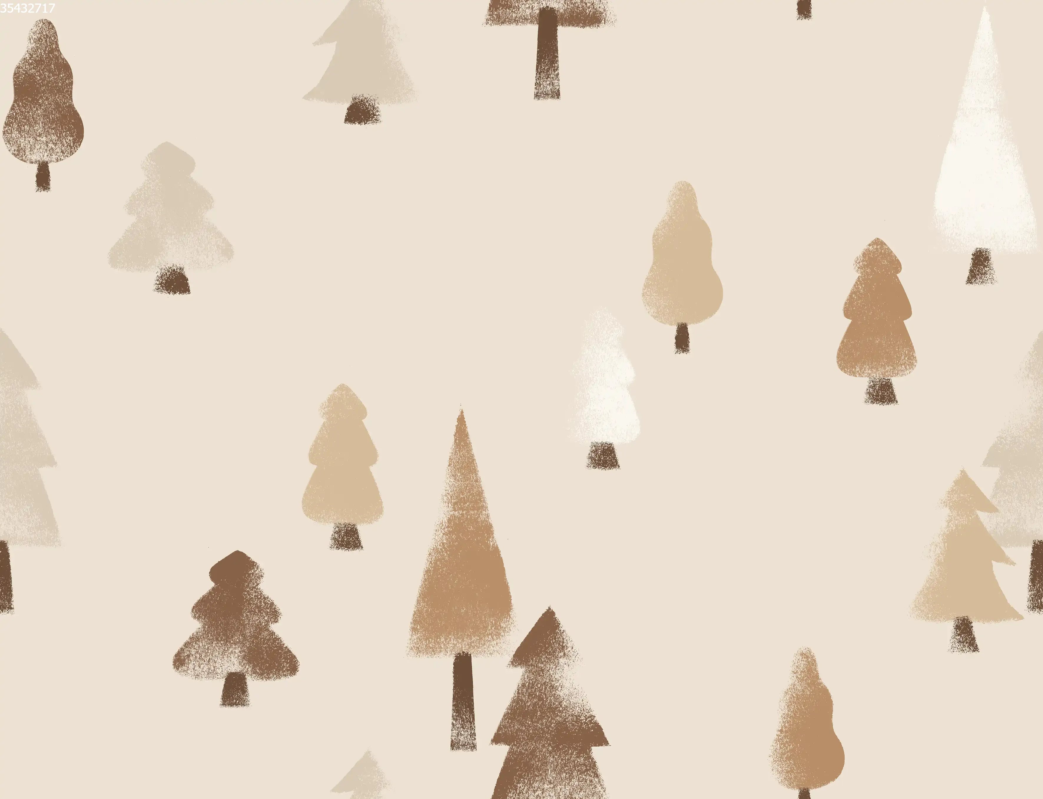 Winter Forest Light Beige - Family Fabrics B.V.