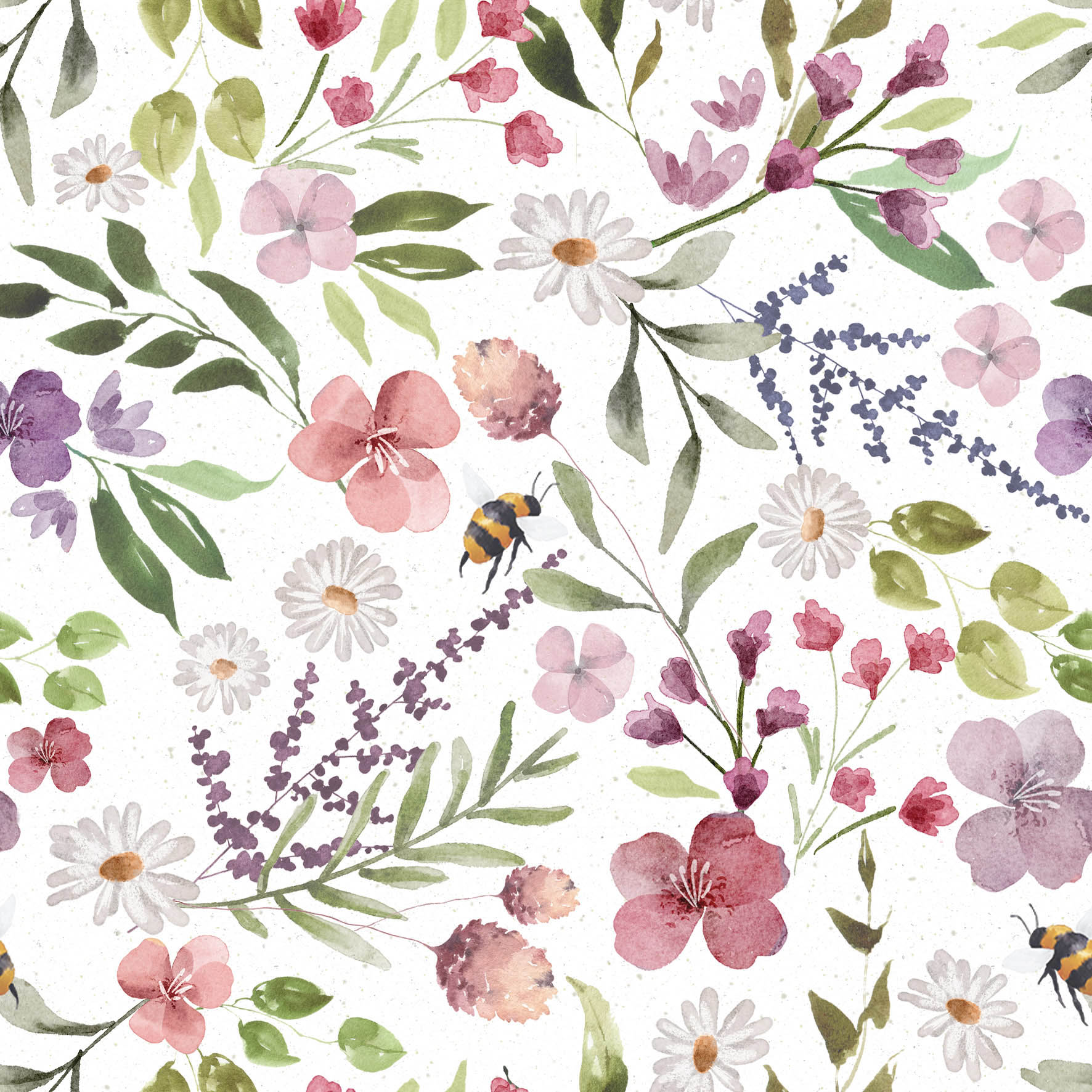 Among The Wild flowers - Family Fabrics B.V.