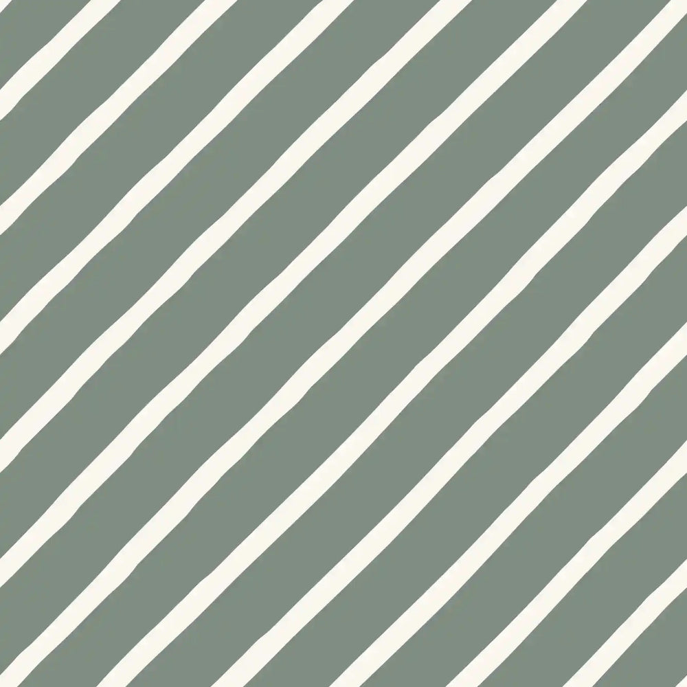Candy Diagonal Stripe Light Green