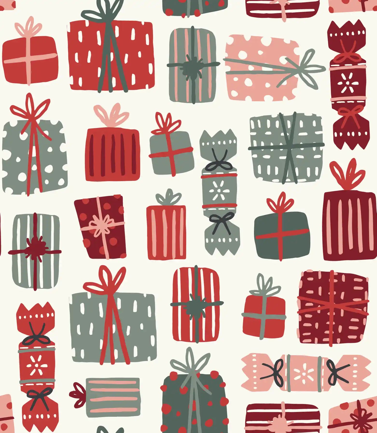 Gift A lot Green Red - Family Fabrics B.V.