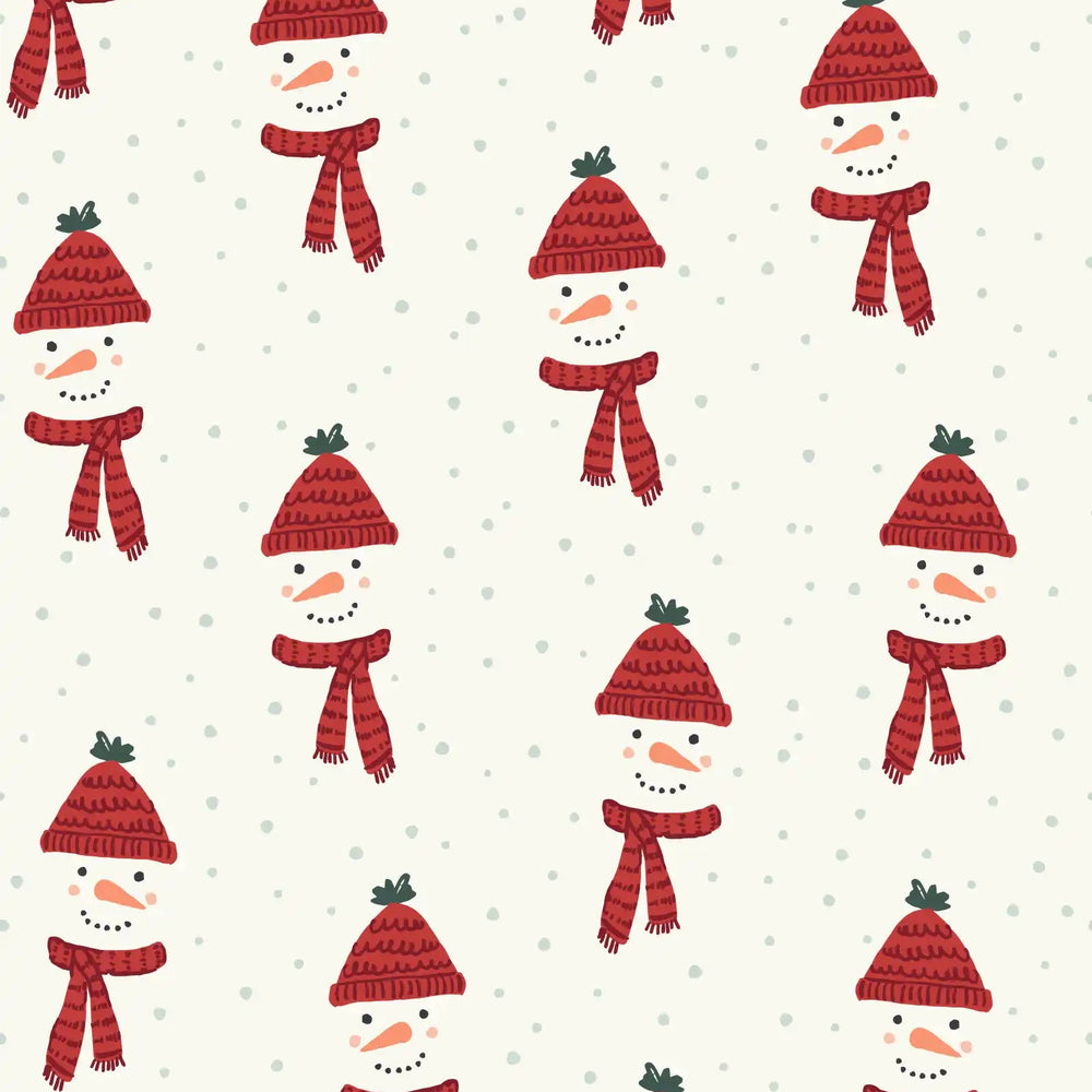 Happy Snowman White
