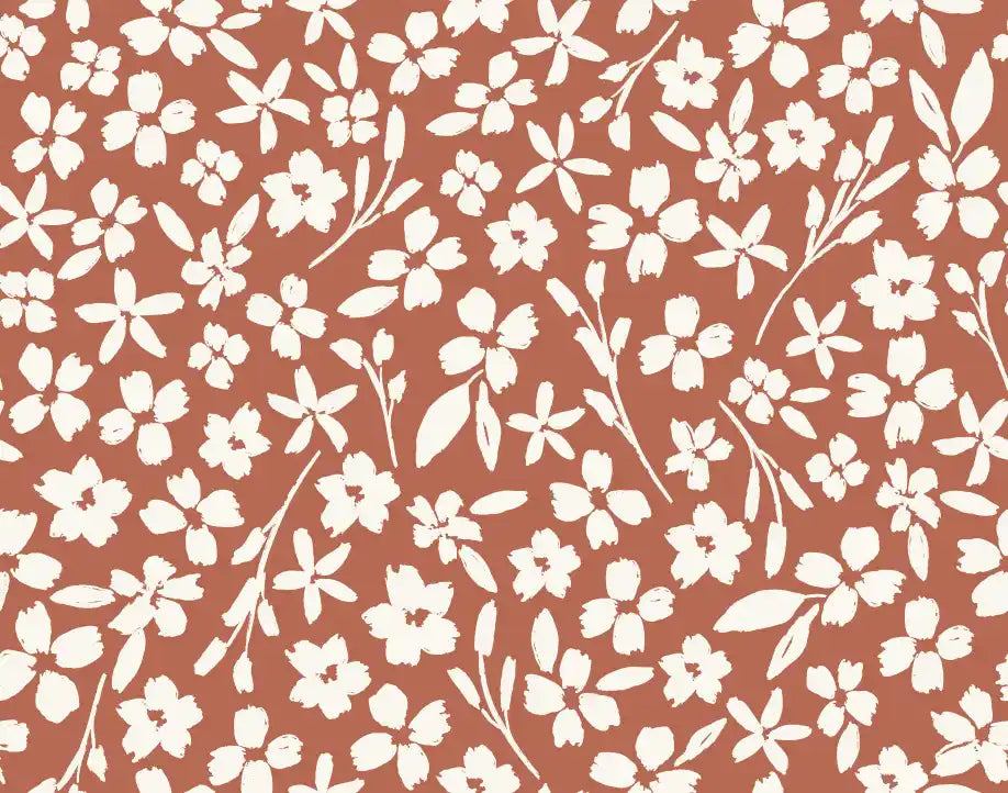 Little Lady Burnt Orange - Family Fabrics B.V.
