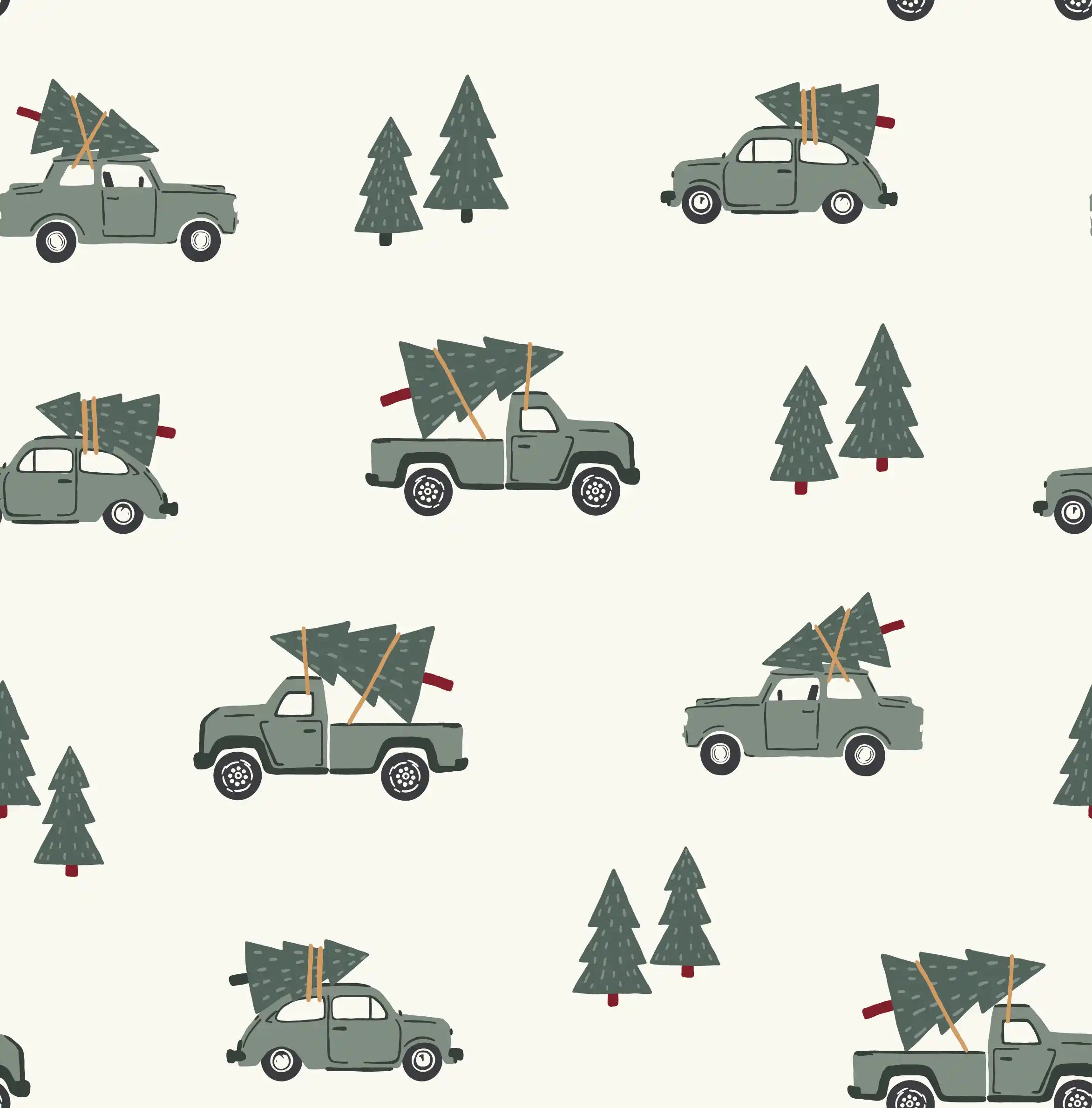 Pick A Tree Green - Family Fabrics B.V.