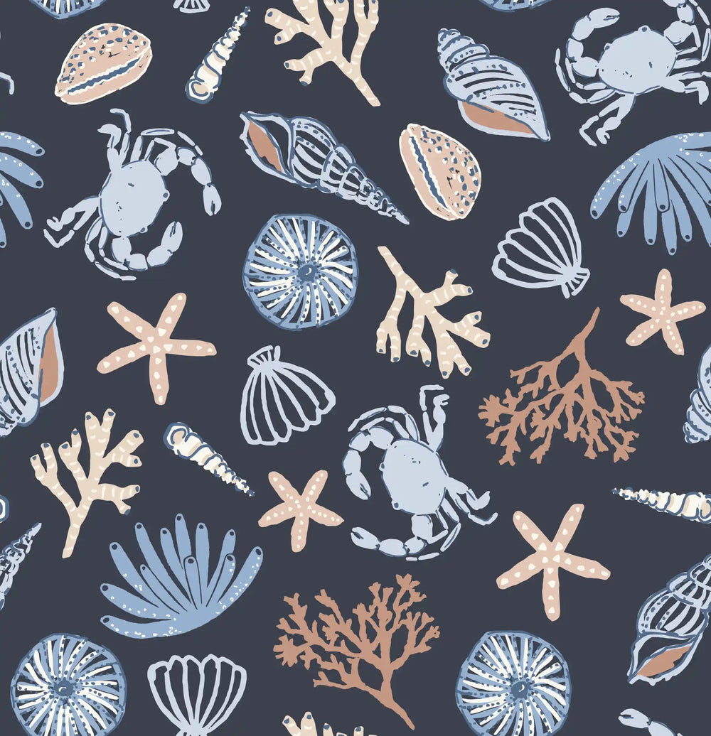Rock Pool Navy Blue