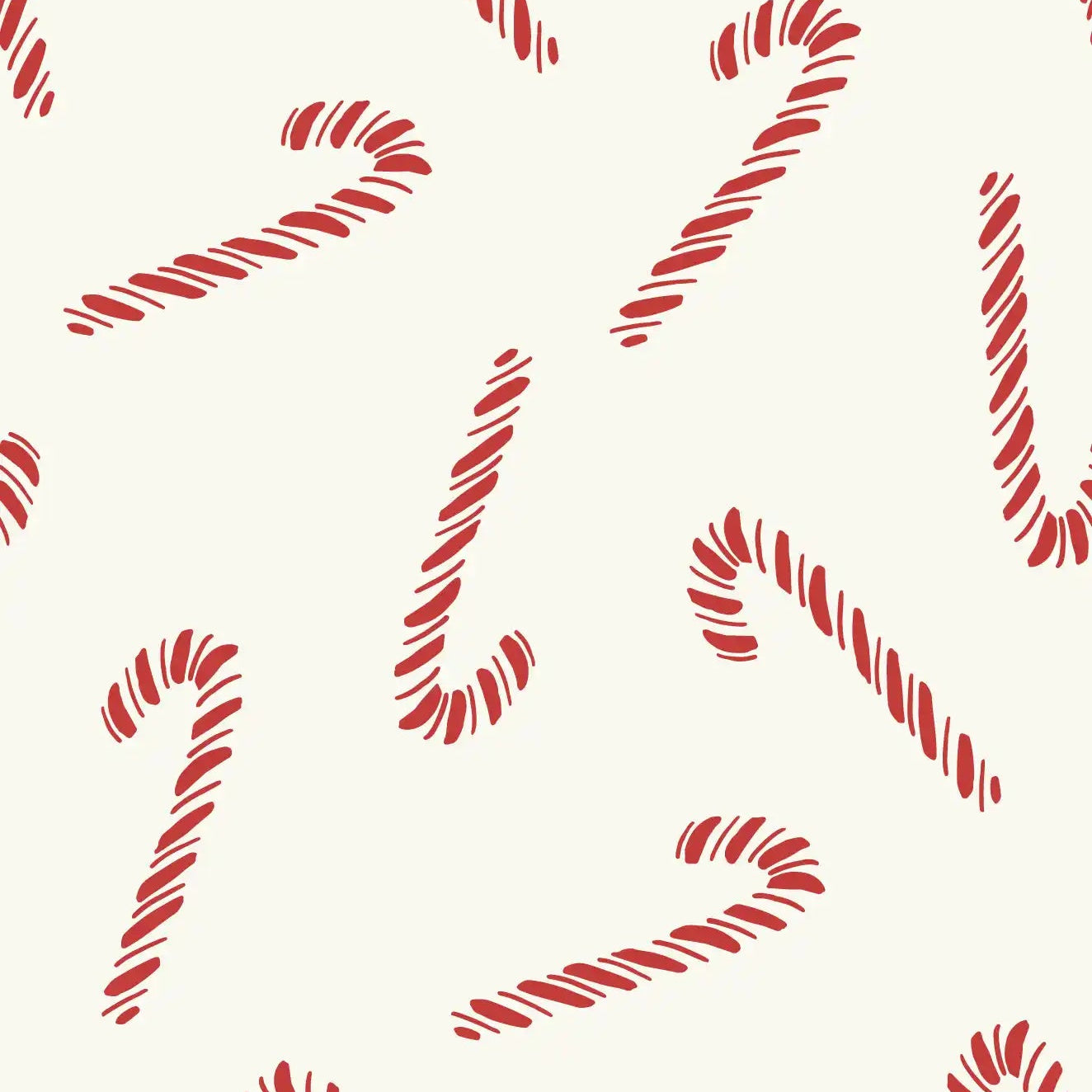 Tossed Candy Cream Red - Family Fabrics B.V.