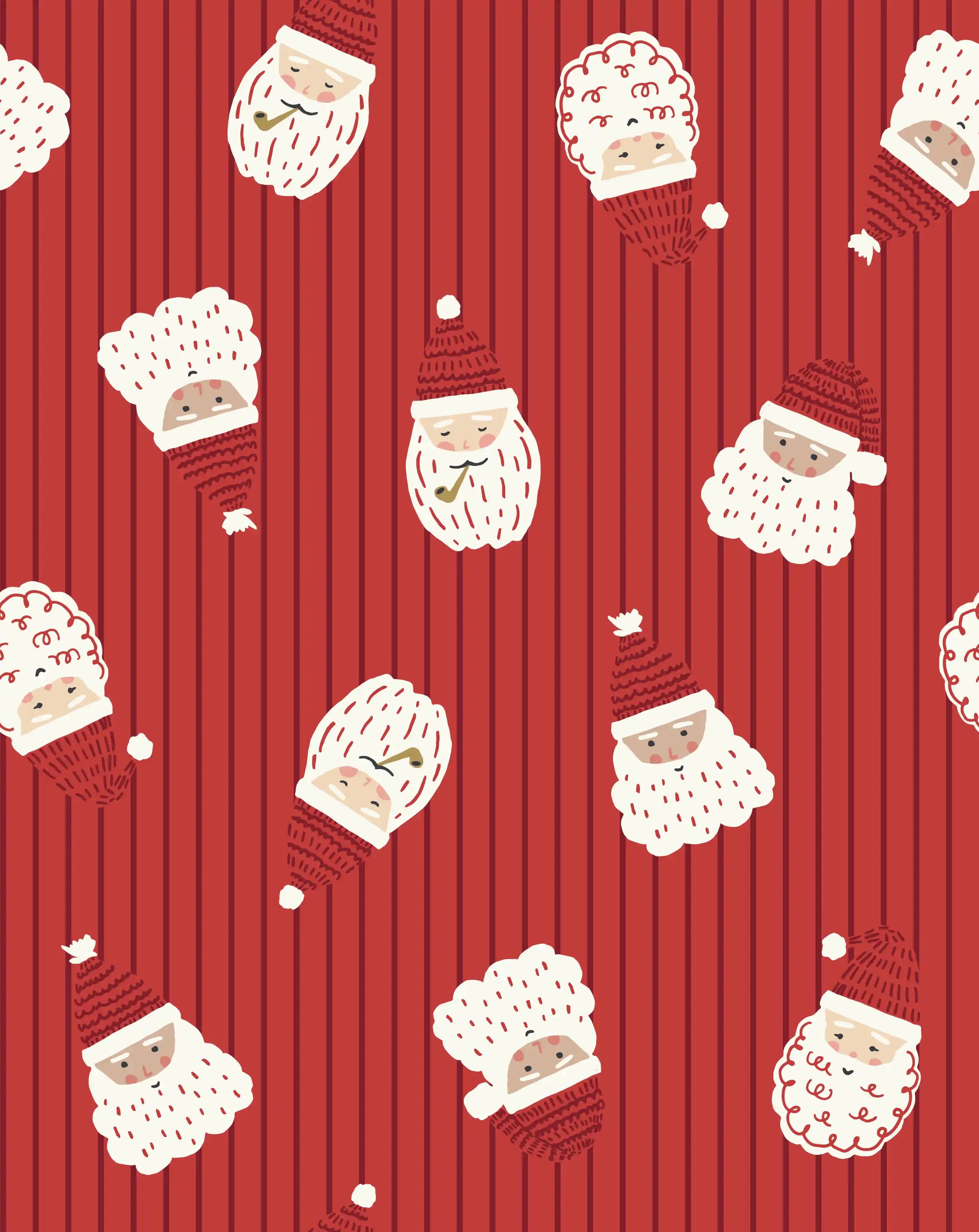 Tossed Santa Red - Family Fabrics B.V.