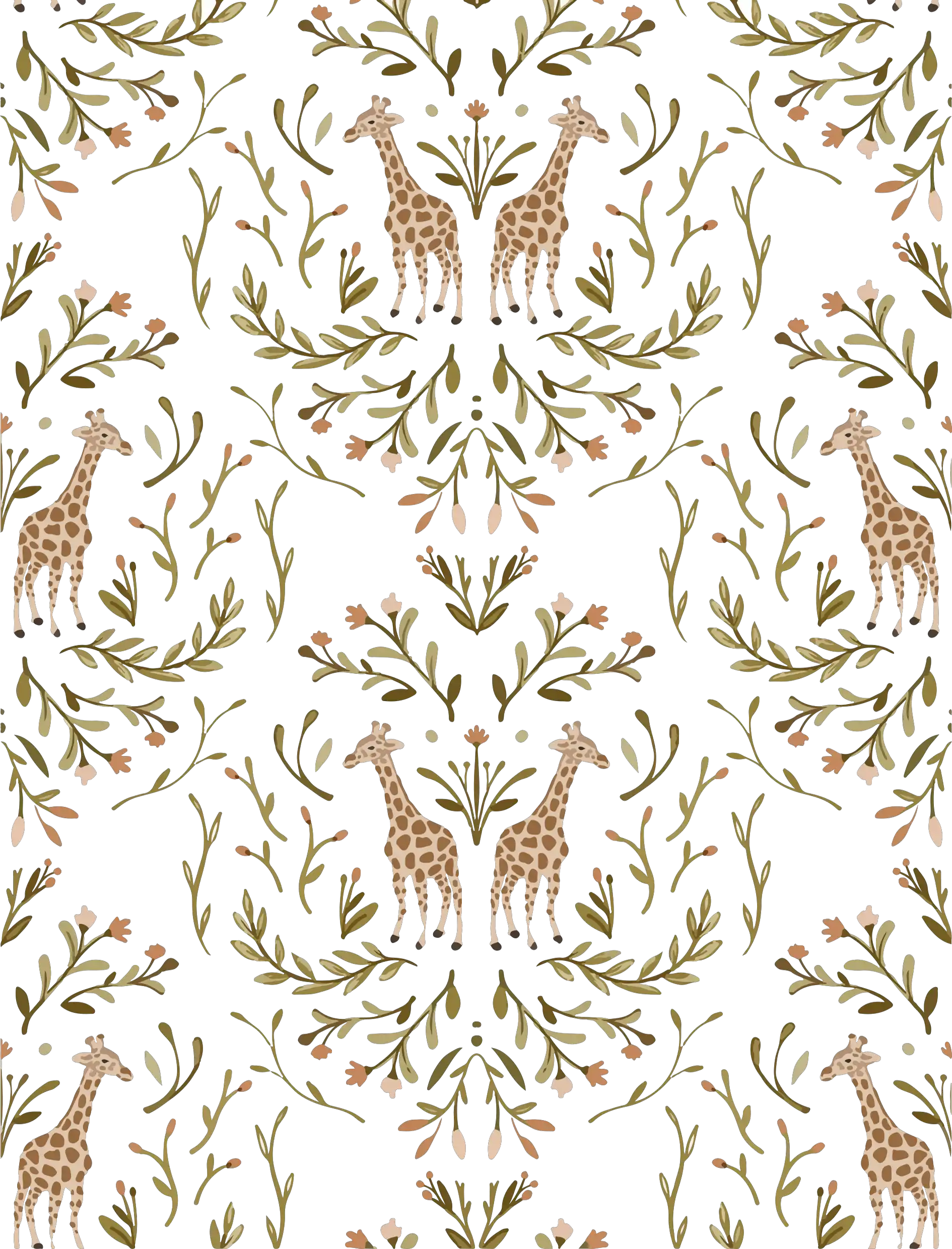 Giraffen Offwhite - Family Fabrics B.V.