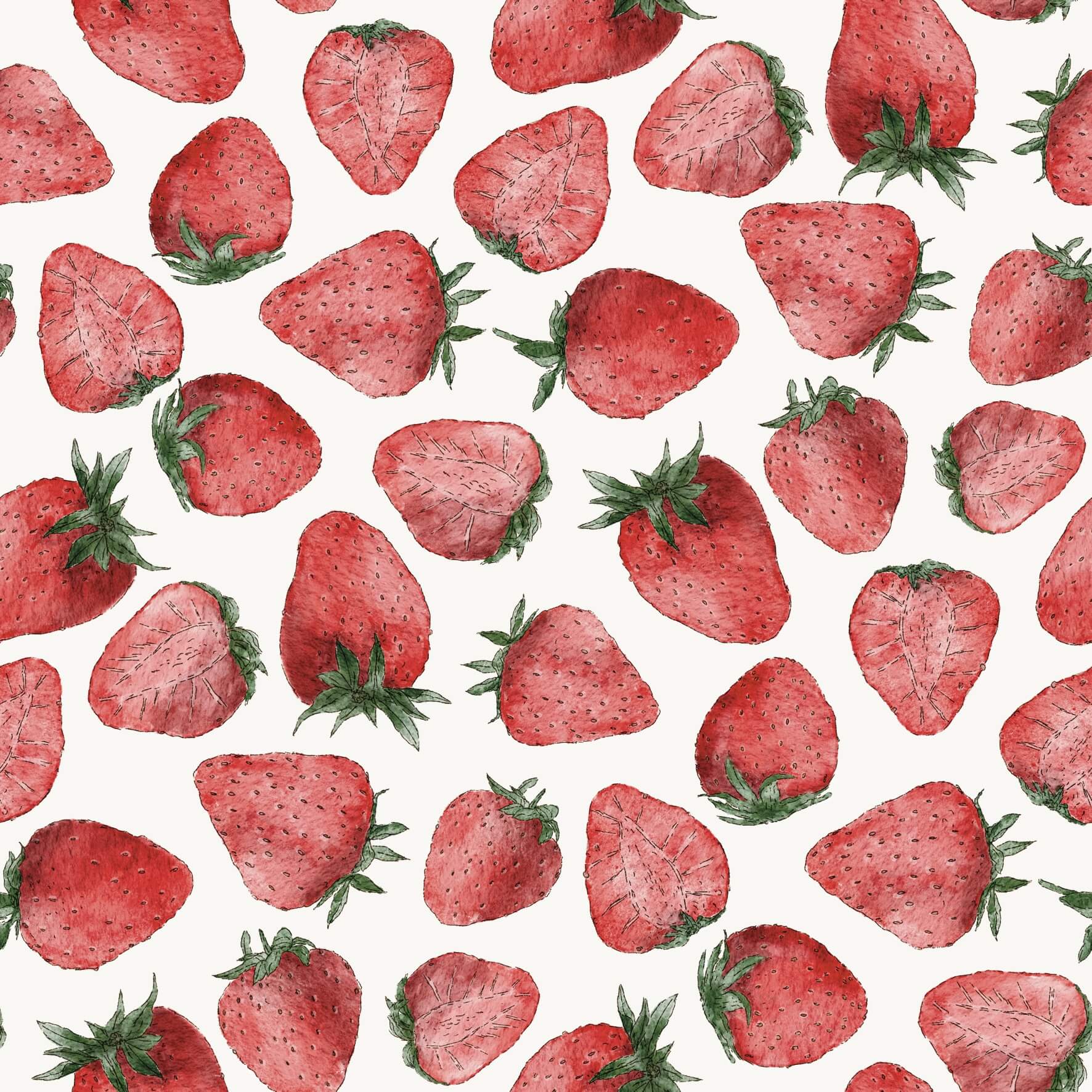Strawberries Fruit - Family Fabrics B.V.