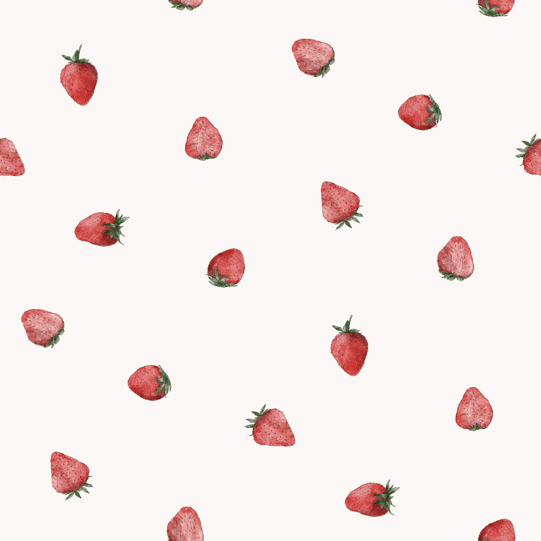 Strawberries Fruit Calm - Family Fabrics B.V.