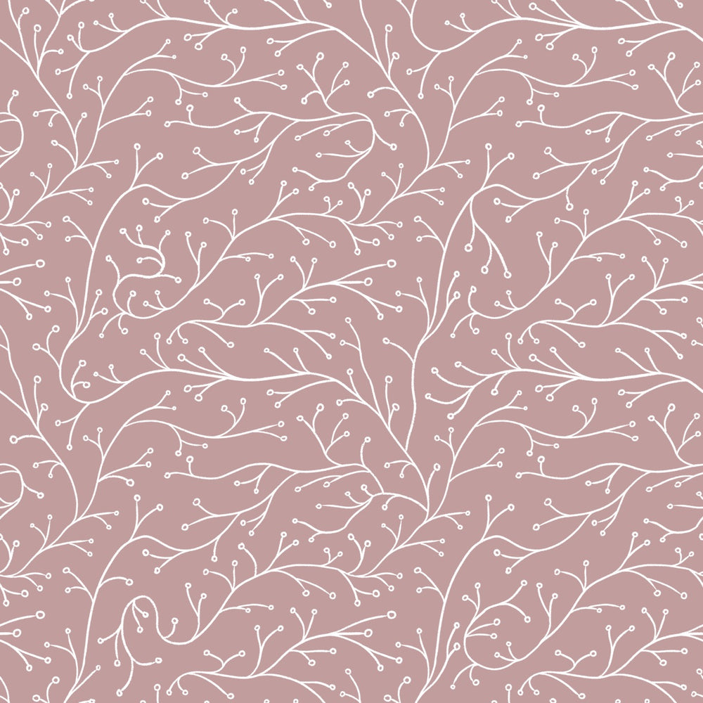 White Branches Old Pink