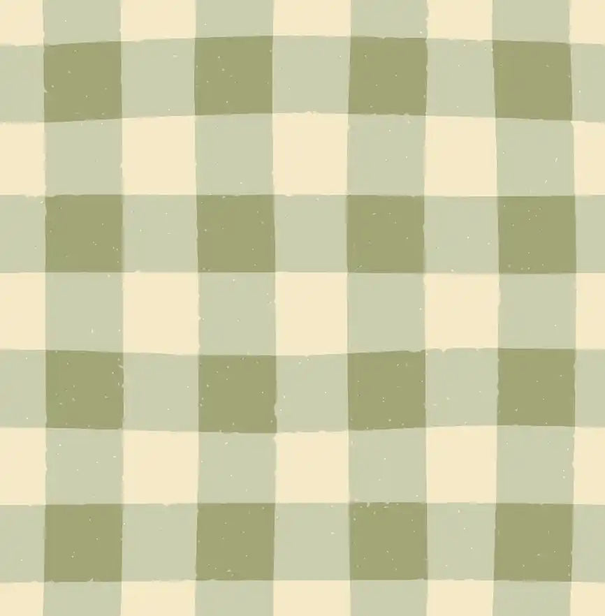 Autumn Gingham Green Small - Family Fabrics B.V.