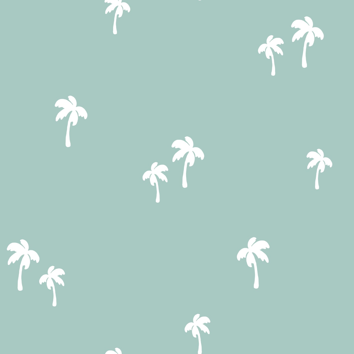 BeachBliss-Palm-Turquoise - Family Fabrics B.V.