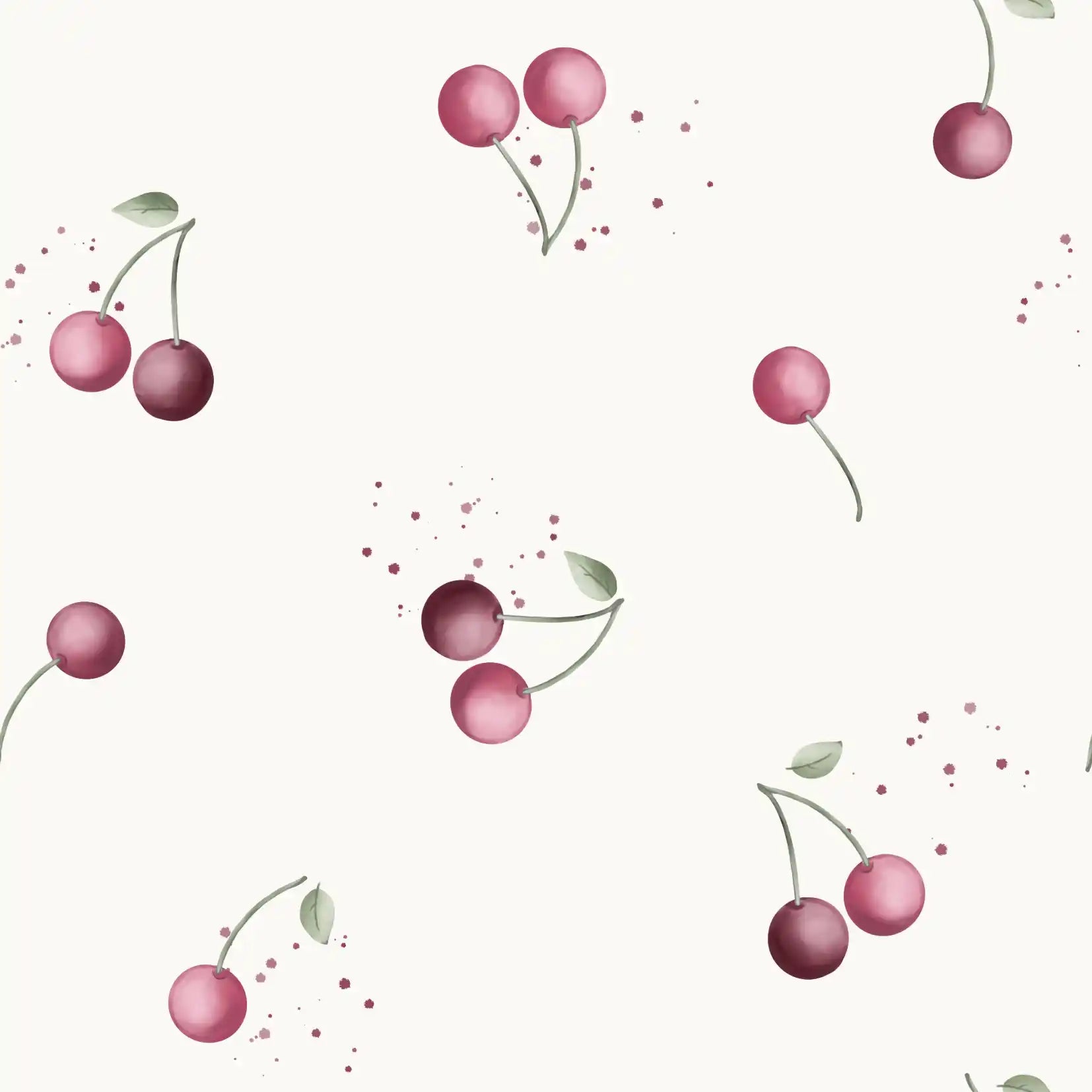 Cherry Bliss Offwhite - Family Fabrics B.V.