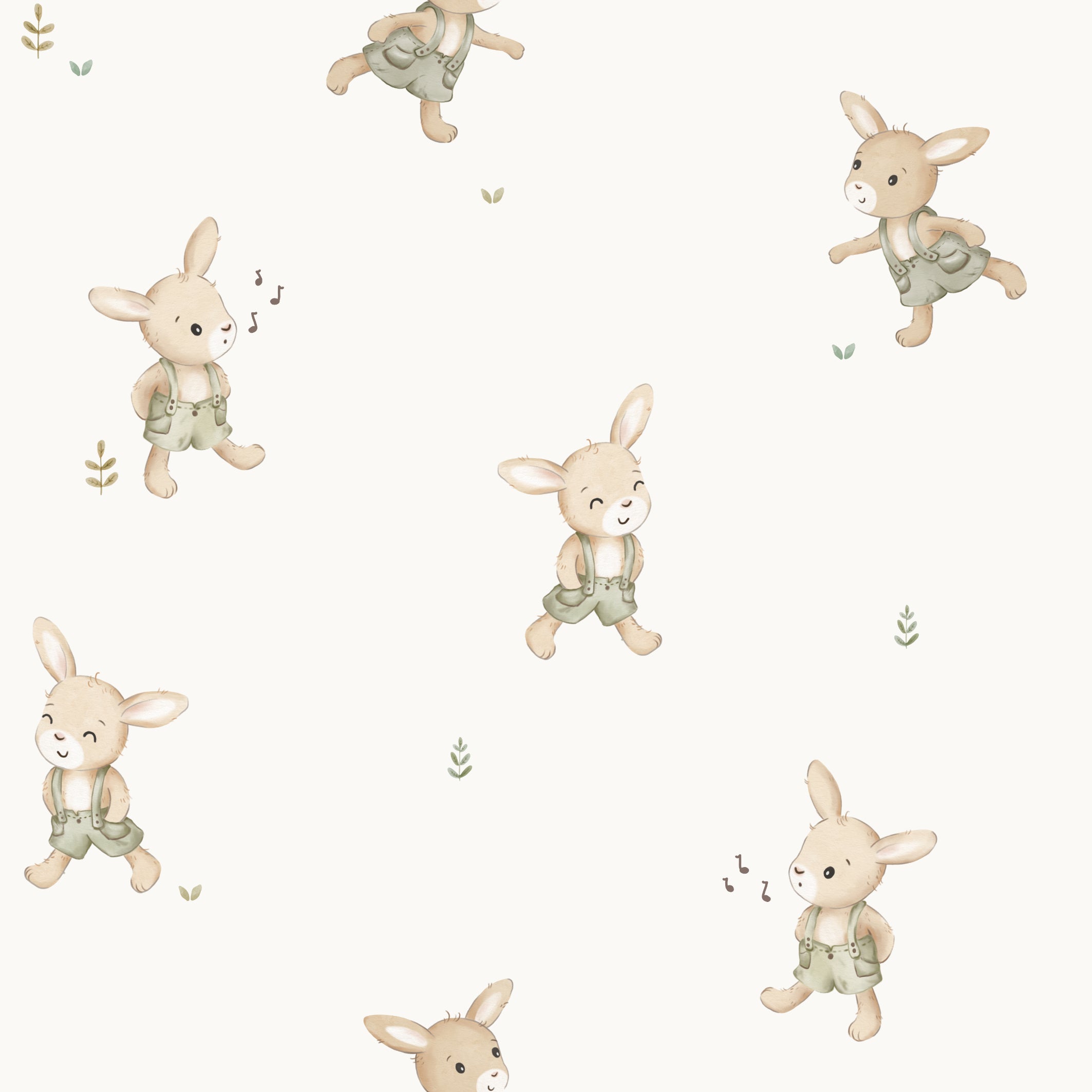 CloverRabbit-OffWhite - Family Fabrics B.V.