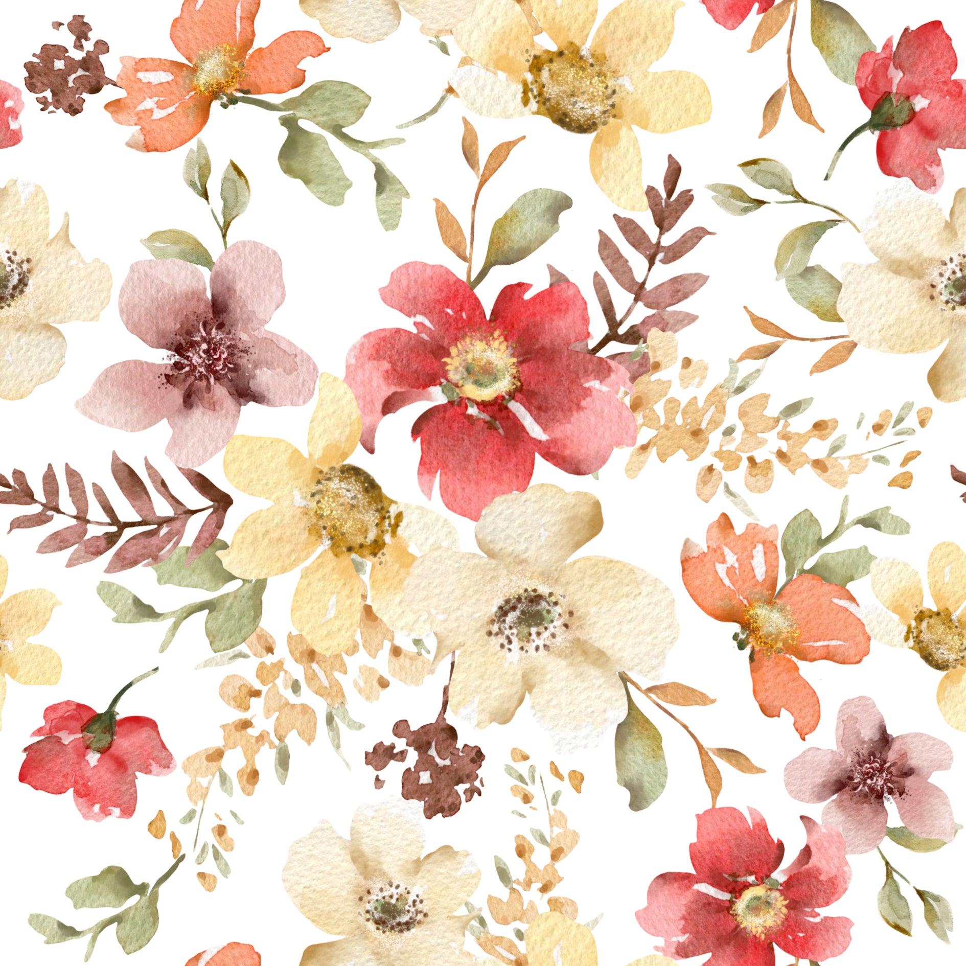 Floral Ava Happy - Family Fabrics B.V.
