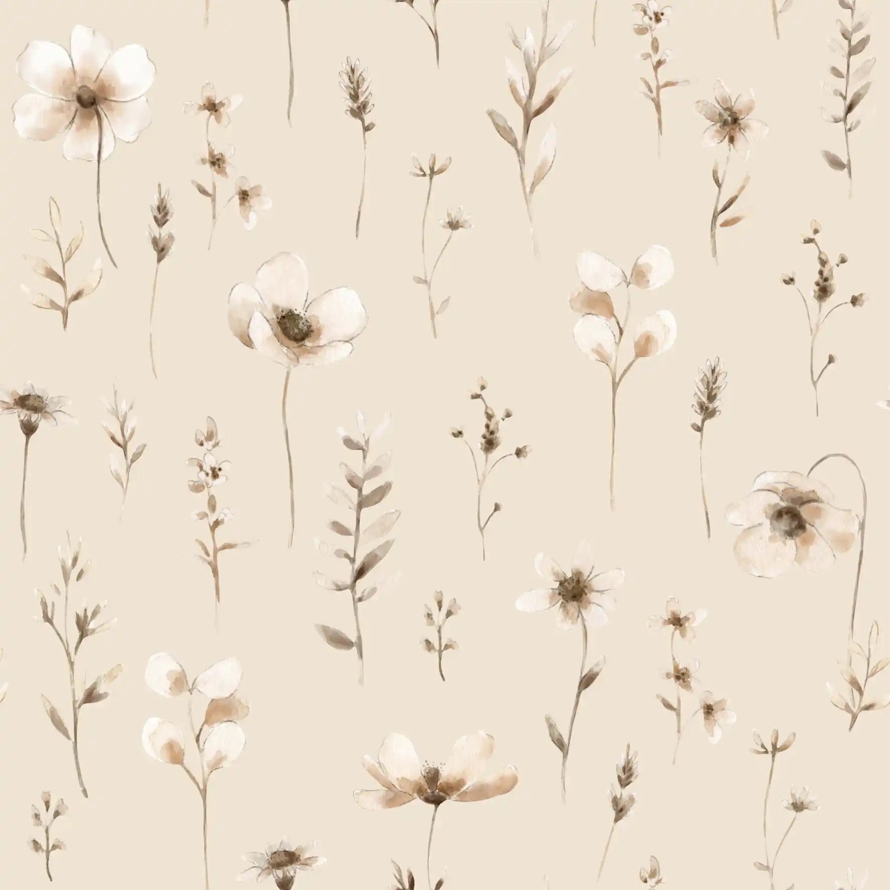Floral Jennifer Sand - Family Fabrics B.V.