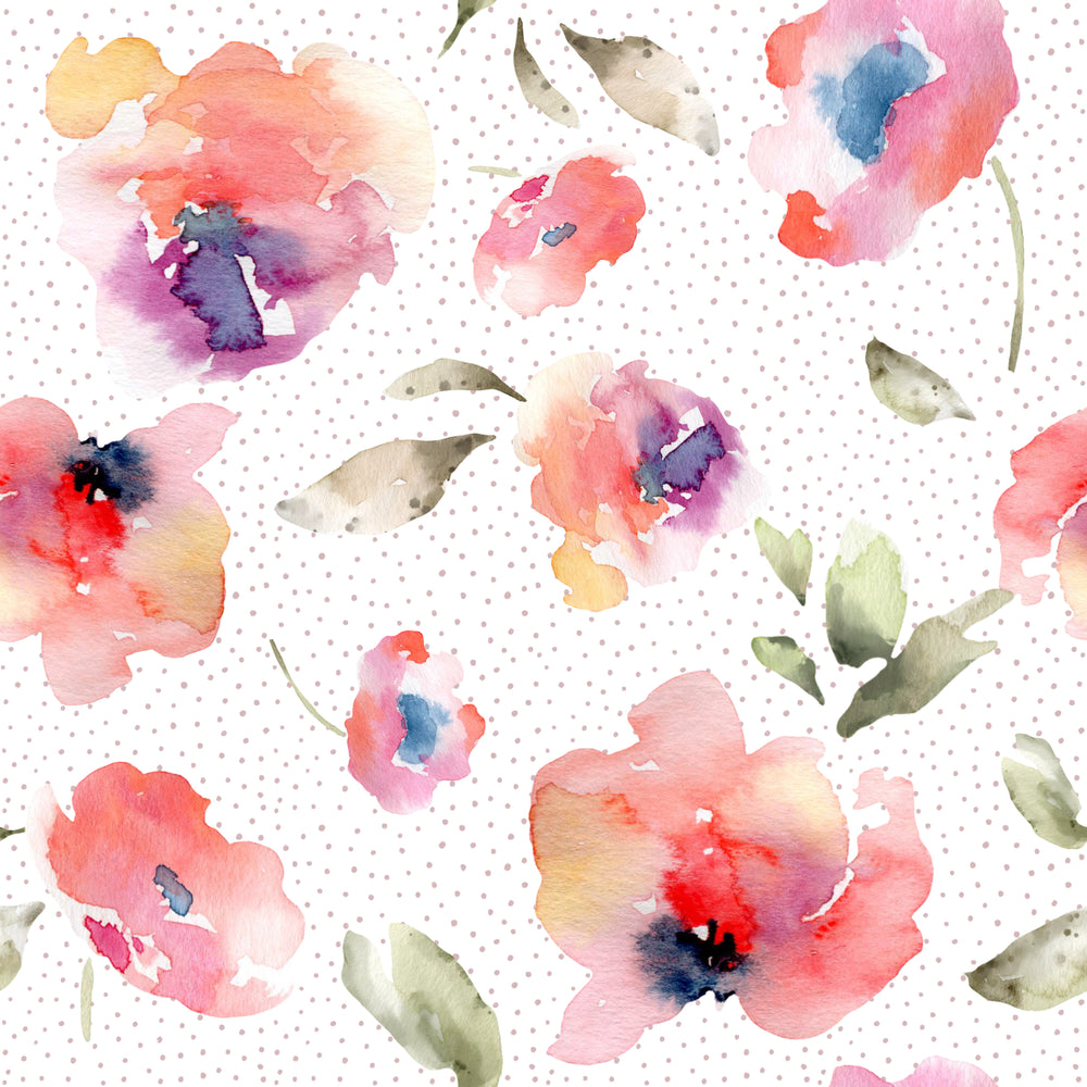 Floral Poppy Grain