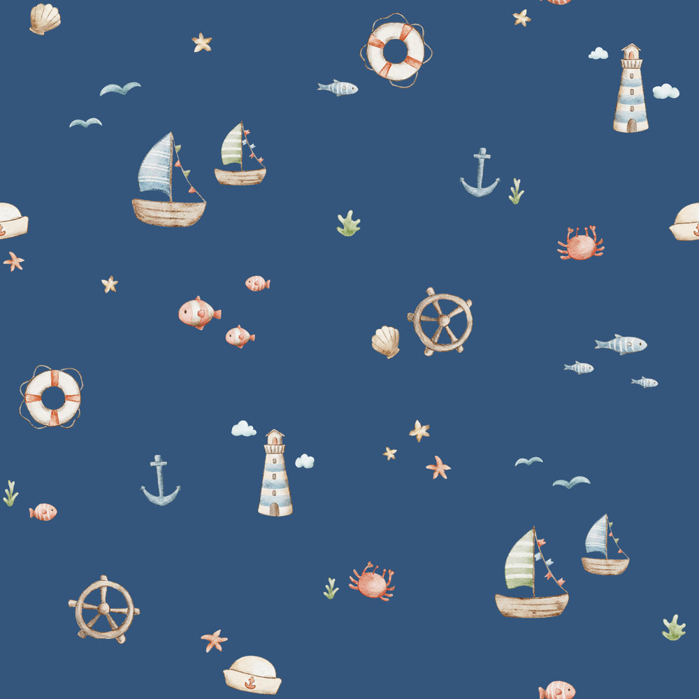 Marine Whimsy Blue