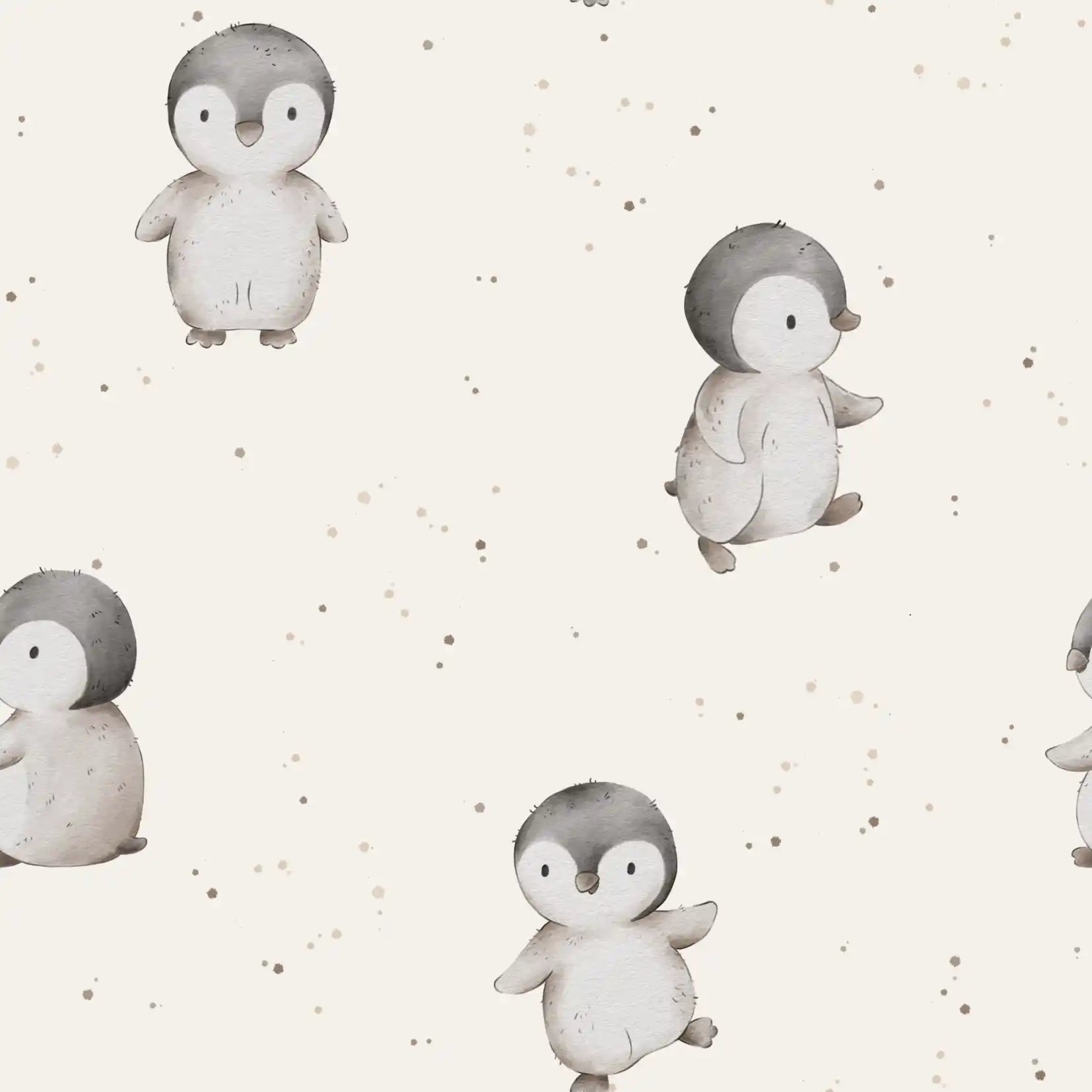Penguins Offwhite - Family Fabrics B.V.
