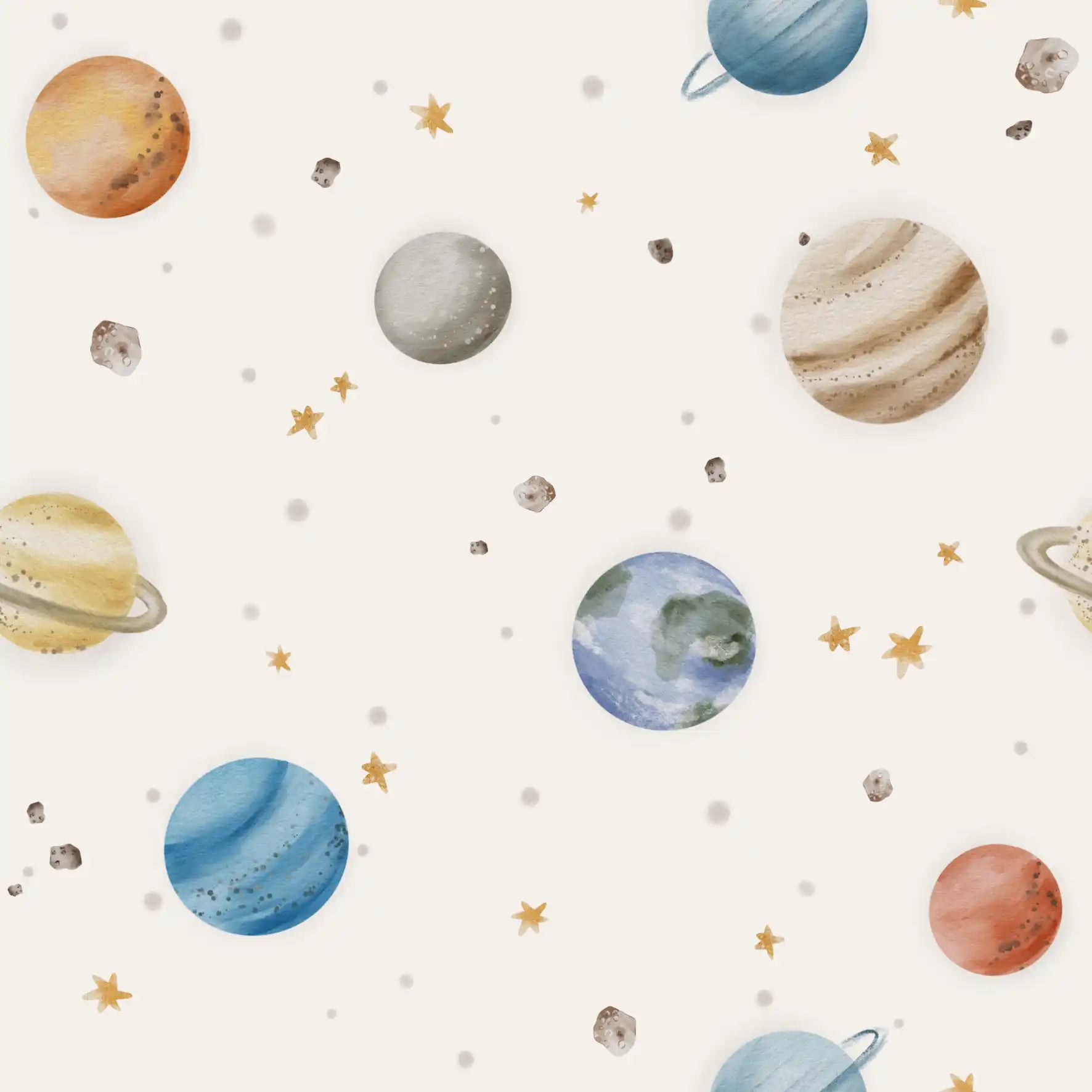 Planets Cream - Family Fabrics B.V.