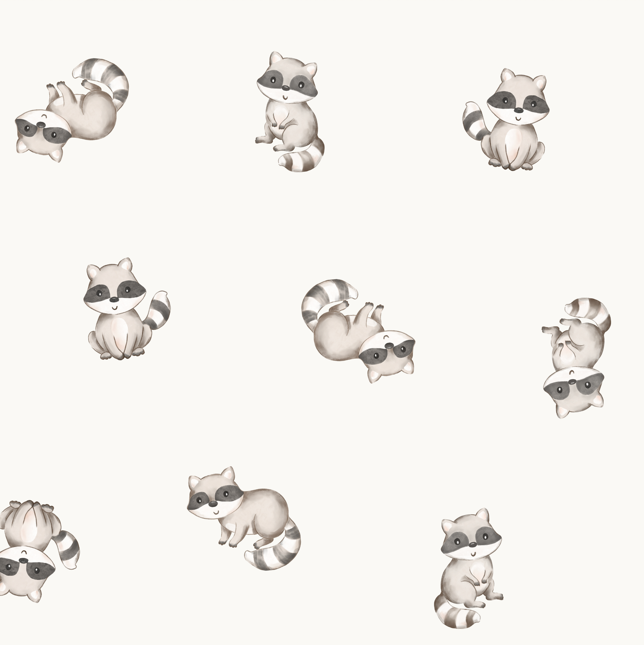 RascalRaccoon-OffWhite - Family Fabrics B.V.