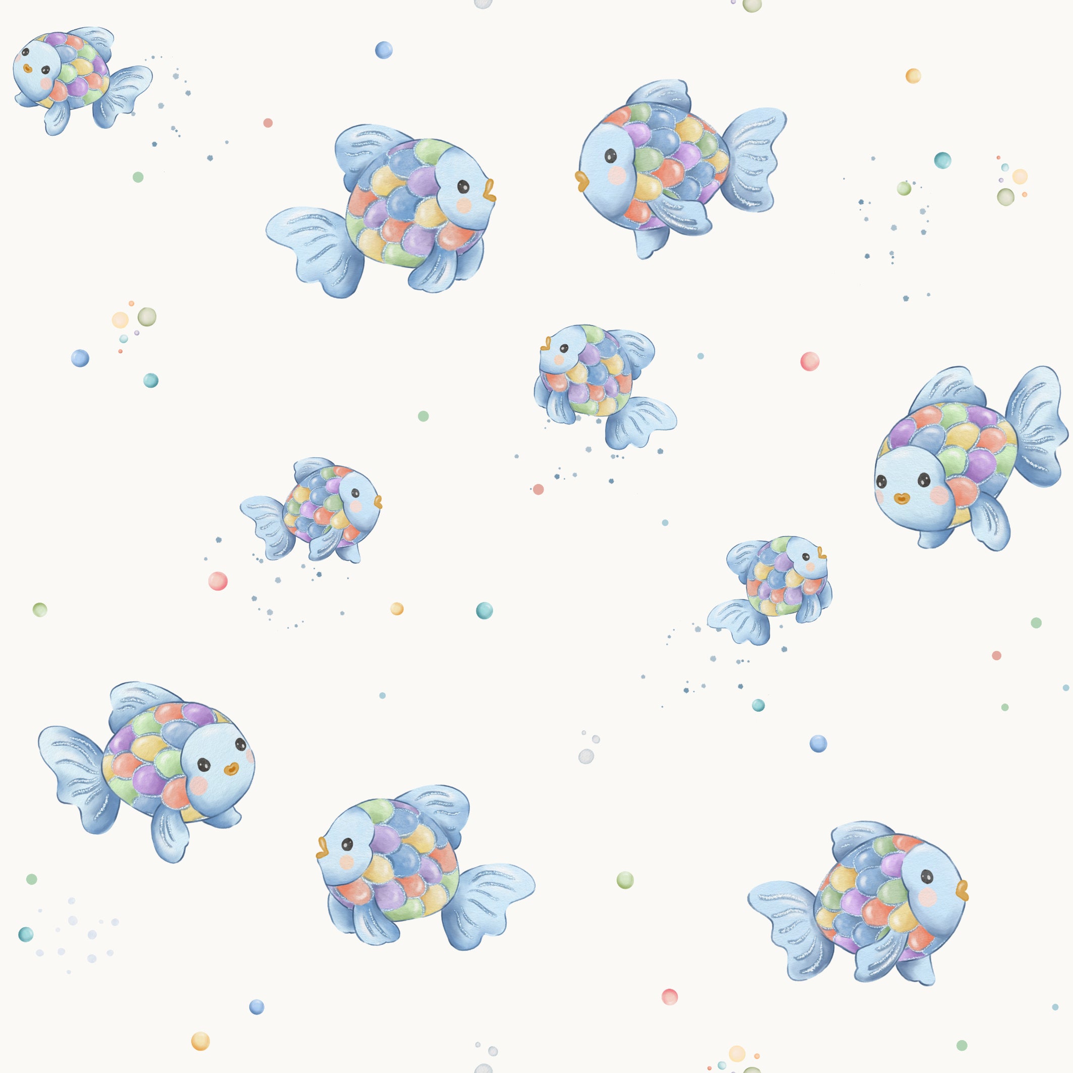 SparklingFish-OffWhite - Family Fabrics B.V.