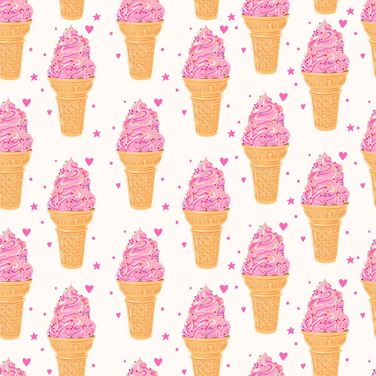 Cone With Sprinkles - Family Fabrics B.V.